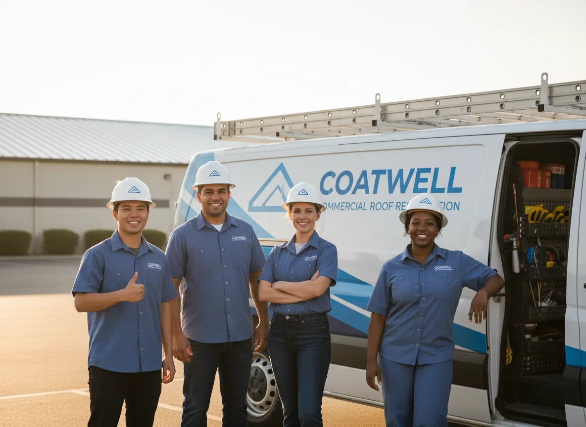 Commercial roof coating company in Hubbard, IA